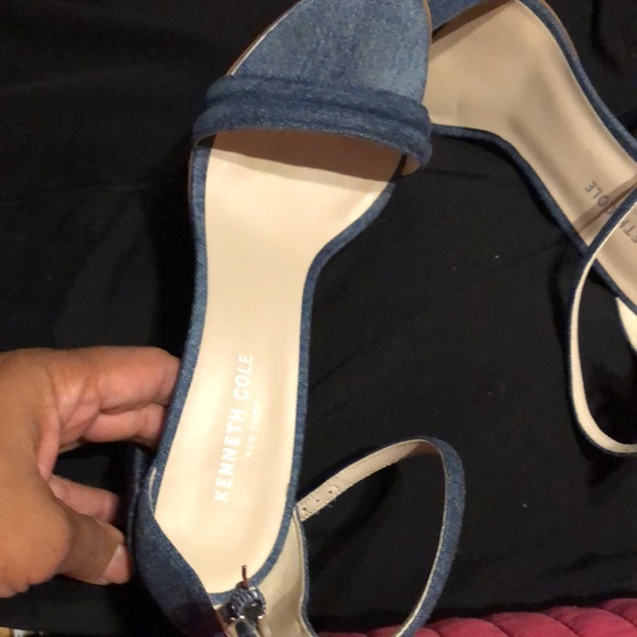 Hi heels denim sandals - Picture 2 of 3